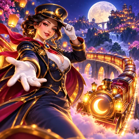 Moonlit Lantern Express