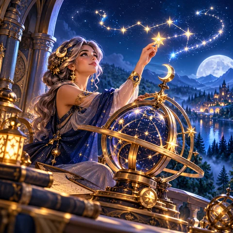 Moonlit Observatory