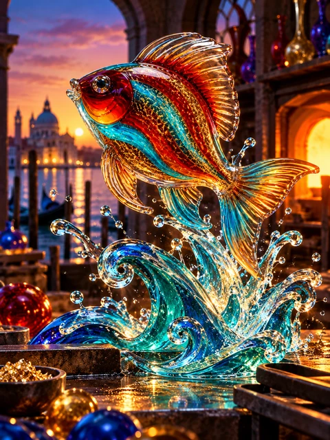 Murano Tidal Glass